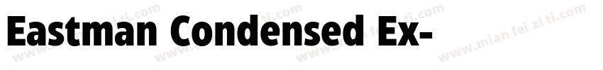 Eastman Condensed Ex字体转换